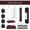 image:imageBest Choice Products 10x10ft Pop Up Canopy Tent Outdoor Shade 1 Person 1 Minute Set Up Carry Case 4 Weight Bags  BlueBurgundy