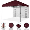image:imageBest Choice Products 10x10ft Pop Up Canopy Tent Outdoor Shade 1 Person 1 Minute Set Up Carry Case 4 Weight Bags  BlueBurgundy