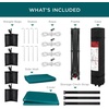 image:imageBest Choice Products 10x10ft Pop Up Canopy Tent Outdoor Shade 1 Person 1 Minute Set Up Carry Case 4 Weight Bags  BlueCerulean