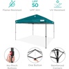 image:imageBest Choice Products 10x10ft Pop Up Canopy Tent Outdoor Shade 1 Person 1 Minute Set Up Carry Case 4 Weight Bags  BlueCerulean
