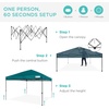 image:imageBest Choice Products 10x10ft Pop Up Canopy Tent Outdoor Shade 1 Person 1 Minute Set Up Carry Case 4 Weight Bags  BlueCerulean
