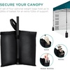 image:imageBest Choice Products 10x10ft Pop Up Canopy Tent Outdoor Shade 1 Person 1 Minute Set Up Carry Case 4 Weight Bags  BlueCerulean