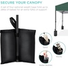 image:imageBest Choice Products 10x10ft Pop Up Canopy Tent Outdoor Shade 1 Person 1 Minute Set Up Carry Case 4 Weight Bags  BlueDark Green