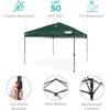image:imageBest Choice Products 10x10ft Pop Up Canopy Tent Outdoor Shade 1 Person 1 Minute Set Up Carry Case 4 Weight Bags  BlueDark Green