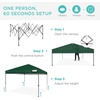 image:imageBest Choice Products 10x10ft Pop Up Canopy Tent Outdoor Shade 1 Person 1 Minute Set Up Carry Case 4 Weight Bags  BlueForest Green