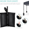 image:imageBest Choice Products 10x10ft Pop Up Canopy Tent Outdoor Shade 1 Person 1 Minute Set Up Carry Case 4 Weight Bags  BlueGray