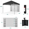 image:imageBest Choice Products 10x10ft Pop Up Canopy Tent Outdoor Shade 1 Person 1 Minute Set Up Carry Case 4 Weight Bags  BlueGray
