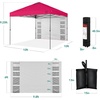 image:imageBest Choice Products 10x10ft Pop Up Canopy Tent Outdoor Shade 1 Person 1 Minute Set Up Carry Case 4 Weight Bags  BlueHot Pink