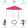 image:imageBest Choice Products 10x10ft Pop Up Canopy Tent Outdoor Shade 1 Person 1 Minute Set Up Carry Case 4 Weight Bags  BlueHot Pink