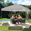 image:imageBest Choice Products 10x10ft Pop Up Canopy Tent Outdoor Shade 1 Person 1 Minute Set Up Carry Case 4 Weight Bags  BlueLight Gray