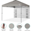 image:imageBest Choice Products 10x10ft Pop Up Canopy Tent Outdoor Shade 1 Person 1 Minute Set Up Carry Case 4 Weight Bags  BlueLight Gray