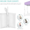 image:imageBest Choice Products 10x10ft Pop Up Canopy Tent Outdoor Shade 1 Person 1 Minute Set Up Carry Case 4 Weight Bags  BlueLilacWhite