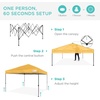 image:imageBest Choice Products 10x10ft Pop Up Canopy Tent Outdoor Shade 1 Person 1 Minute Set Up Carry Case 4 Weight Bags  BlueMarigold