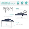 image:imageBest Choice Products 10x10ft Pop Up Canopy Tent Outdoor Shade 1 Person 1 Minute Set Up Carry Case 4 Weight Bags  BlueNavy Blue