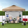 image:imageBest Choice Products 10x10ft Pop Up Canopy Tent Outdoor Shade 1 Person 1 Minute Set Up Carry Case 4 Weight Bags  BlueNavy Blue