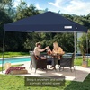 image:imageBest Choice Products 10x10ft Pop Up Canopy Tent Outdoor Shade 1 Person 1 Minute Set Up Carry Case 4 Weight Bags  BlueNavy Blue