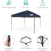 image:imageBest Choice Products 10x10ft Pop Up Canopy Tent Outdoor Shade 1 Person 1 Minute Set Up Carry Case 4 Weight Bags  BlueNavy Blue