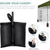 image:imageBest Choice Products 10x10ft Pop Up Canopy Tent Outdoor Shade 1 Person 1 Minute Set Up Carry Case 4 Weight Bags  BlueOlive Green