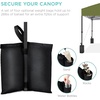 image:imageBest Choice Products 10x10ft Pop Up Canopy Tent Outdoor Shade 1 Person 1 Minute Set Up Carry Case 4 Weight Bags  BlueOlive Green