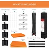 image:imageBest Choice Products 10x10ft Pop Up Canopy Tent Outdoor Shade 1 Person 1 Minute Set Up Carry Case 4 Weight Bags  BlueOrange