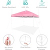 image:imageBest Choice Products 10x10ft Pop Up Canopy Tent Outdoor Shade 1 Person 1 Minute Set Up Carry Case 4 Weight Bags  BluePinkWhite