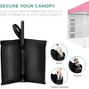 image:imageBest Choice Products 10x10ft Pop Up Canopy Tent Outdoor Shade 1 Person 1 Minute Set Up Carry Case 4 Weight Bags  BluePinkWhite