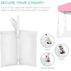 image:imageBest Choice Products 10x10ft Pop Up Canopy Tent Outdoor Shade 1 Person 1 Minute Set Up Carry Case 4 Weight Bags  BluePinkWhite