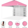 image:imageBest Choice Products 10x10ft Pop Up Canopy Tent Outdoor Shade 1 Person 1 Minute Set Up Carry Case 4 Weight Bags  BluePinkWhite