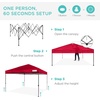 image:imageBest Choice Products 10x10ft Pop Up Canopy Tent Outdoor Shade 1 Person 1 Minute Set Up Carry Case 4 Weight Bags  BlueRed