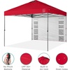 image:imageBest Choice Products 10x10ft Pop Up Canopy Tent Outdoor Shade 1 Person 1 Minute Set Up Carry Case 4 Weight Bags  BlueRed