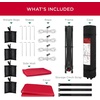 image:imageBest Choice Products 10x10ft Pop Up Canopy Tent Outdoor Shade 1 Person 1 Minute Set Up Carry Case 4 Weight Bags  BlueRed