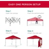 image:imageBest Choice Products 10x10ft Pop Up Canopy Tent Outdoor Shade 1 Person 1 Minute Set Up Carry Case 4 Weight Bags  BlueRed