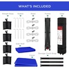 image:imageBest Choice Products 10x10ft Pop Up Canopy Tent Outdoor Shade 1 Person 1 Minute Set Up Carry Case 4 Weight Bags  BlueResort Blue