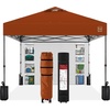 image:imageBest Choice Products 10x10ft Pop Up Canopy Tent Outdoor Shade 1 Person 1 Minute Set Up Carry Case 4 Weight Bags  BlueRust