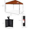 image:imageBest Choice Products 10x10ft Pop Up Canopy Tent Outdoor Shade 1 Person 1 Minute Set Up Carry Case 4 Weight Bags  BlueRust