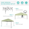 image:imageBest Choice Products 10x10ft Pop Up Canopy Tent Outdoor Shade 1 Person 1 Minute Set Up Carry Case 4 Weight Bags  BlueSage Green