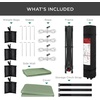 image:imageBest Choice Products 10x10ft Pop Up Canopy Tent Outdoor Shade 1 Person 1 Minute Set Up Carry Case 4 Weight Bags  BlueSage Green