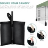 image:imageBest Choice Products 10x10ft Pop Up Canopy Tent Outdoor Shade 1 Person 1 Minute Set Up Carry Case 4 Weight Bags  BlueSage Green