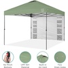 image:imageBest Choice Products 10x10ft Pop Up Canopy Tent Outdoor Shade 1 Person 1 Minute Set Up Carry Case 4 Weight Bags  BlueSage Green