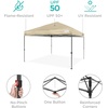 image:imageBest Choice Products 10x10ft Pop Up Canopy Tent Outdoor Shade 1 Person 1 Minute Set Up Carry Case 4 Weight Bags  BlueSand