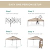 image:imageBest Choice Products 10x10ft Pop Up Canopy Tent Outdoor Shade 1 Person 1 Minute Set Up Carry Case 4 Weight Bags  BlueSand