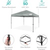 image:imageBest Choice Products 10x10ft Pop Up Canopy Tent Outdoor Shade 1 Person 1 Minute Set Up Carry Case 4 Weight Bags  BlueSilver