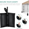 image:imageBest Choice Products 10x10ft Pop Up Canopy Tent Outdoor Shade 1 Person 1 Minute Set Up Carry Case 4 Weight Bags  BlueTan