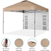 image:imageBest Choice Products 10x10ft Pop Up Canopy Tent Outdoor Shade 1 Person 1 Minute Set Up Carry Case 4 Weight Bags  BlueTan