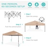 image:imageBest Choice Products 10x10ft Pop Up Canopy Tent Outdoor Shade 1 Person 1 Minute Set Up Carry Case 4 Weight Bags  BlueTan