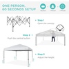 image:imageBest Choice Products 10x10ft Pop Up Canopy Tent Outdoor Shade 1 Person 1 Minute Set Up Carry Case 4 Weight Bags  BlueWhite