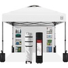 image:imageBest Choice Products 10x10ft Pop Up Canopy Tent Outdoor Shade 1 Person 1 Minute Set Up Carry Case 4 Weight Bags  BlueWhite