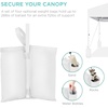 image:imageBest Choice Products 10x10ft Pop Up Canopy Tent Outdoor Shade 1 Person 1 Minute Set Up Carry Case 4 Weight Bags  BlueWhiteWhite