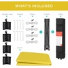 image:imageBest Choice Products 10x10ft Pop Up Canopy Tent Outdoor Shade 1 Person 1 Minute Set Up Carry Case 4 Weight Bags  BlueYellow