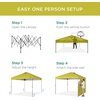 image:imageBest Choice Products 10x10ft Pop Up Canopy Tent Outdoor Shade 1 Person 1 Minute Set Up Carry Case 4 Weight Bags  BlueYellow